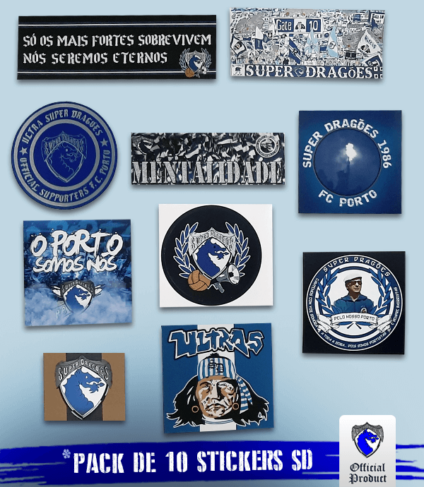 Loja Oficial Super Dragões - Autocolante